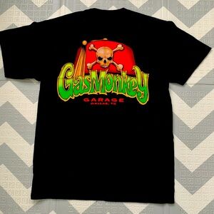 GasMonkey Garage Dallas TX My Monkey Made Me Do It tee shirt